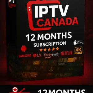 IPTV Canada 12 Month Subscription – 1 Year of HD Access
