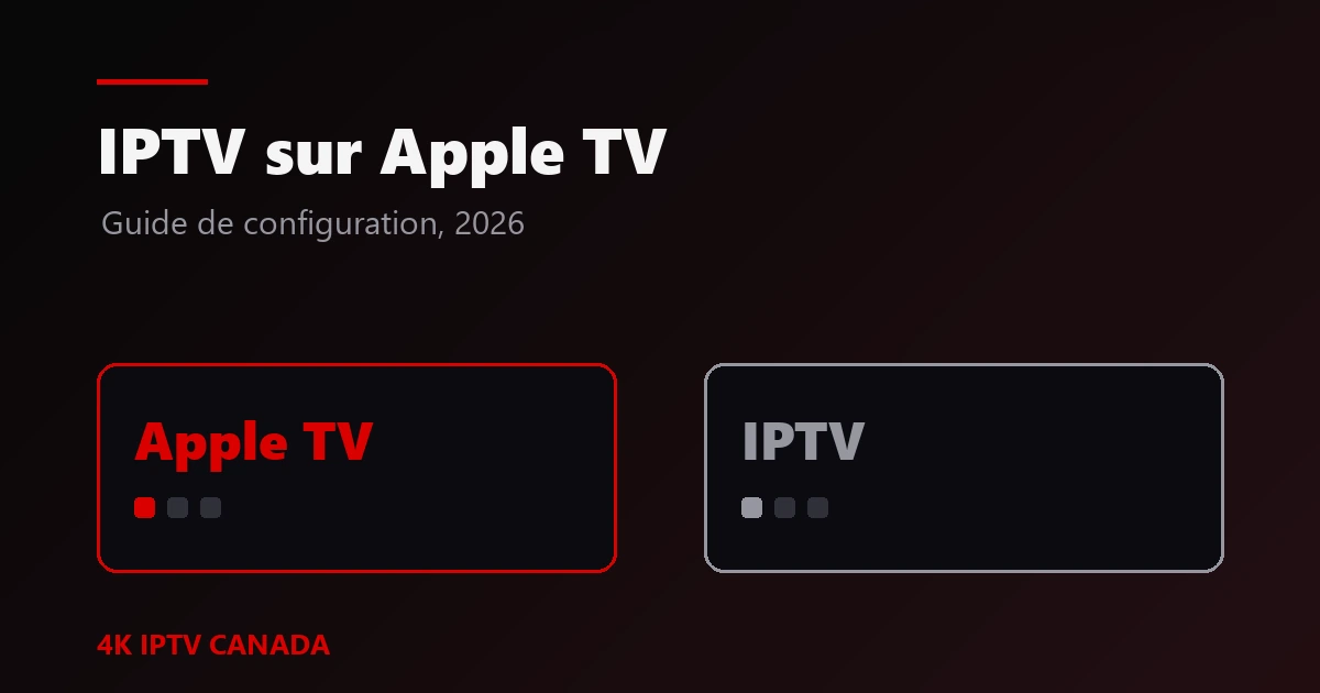 iptv apple tv quebec
