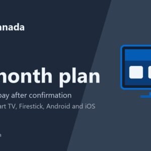 IPTV Canada 12 month plan card