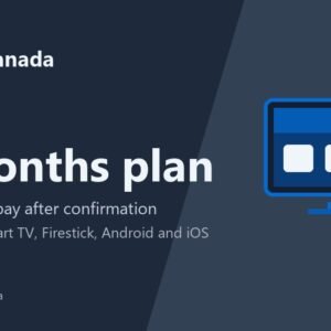 IPTV Canada 3 months plan card